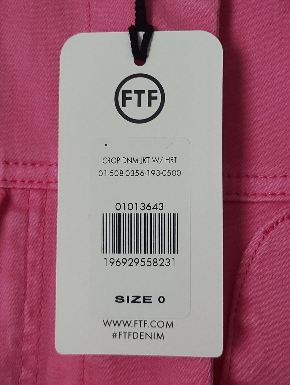 Pink Denim Jacket - Picture 5 of 5